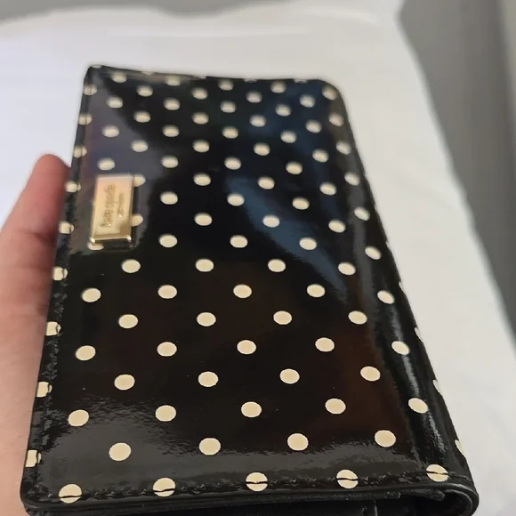 Kate Spade Black Polka Dot Wallet - Picture 8 of 9